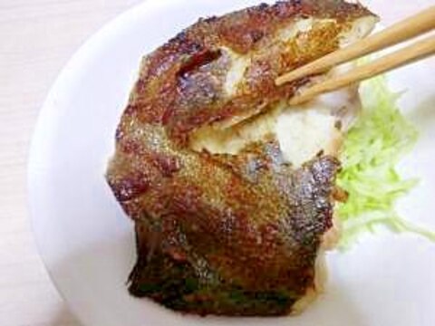 揚げ油を使わない!カレイの唐揚げ